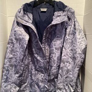 Columbia Auroras Wake II Floral Women's Rain Jacket size X large